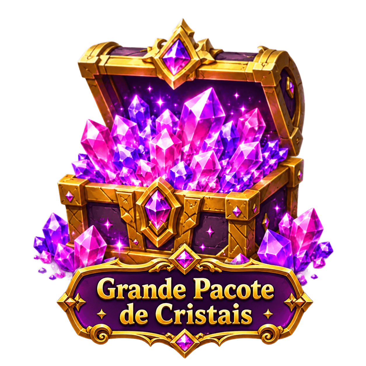 Grande Pacote de Cristais (3.600 uni)